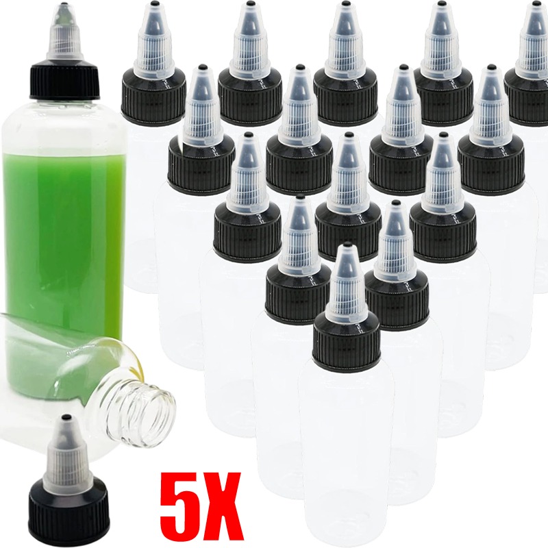 Fountain Pen Bottled Ink - 1/5 sztuk 30-250ml przezroczyste plastikowe butelki