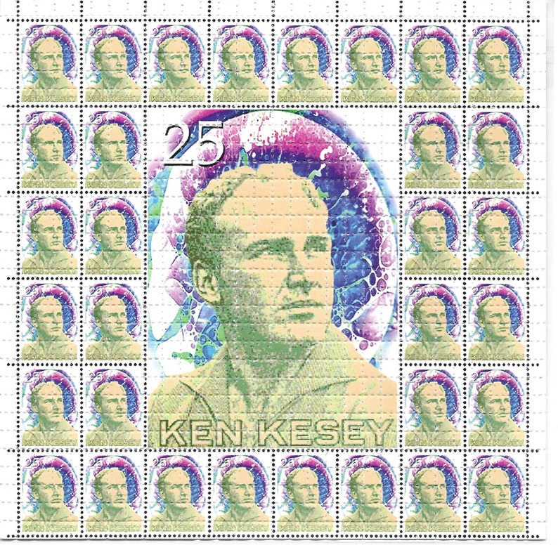 Ink Blotter Paper - Kesey Stamps Psychedeliczny LSD Acid Free