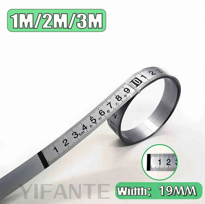 Tape Dispenser Weighted - 19mm szerokość 1-5m samoprzylepna linijka metryczna