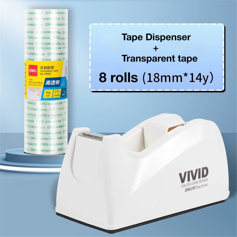 Tape Dispenser Weighted - 1 szt. Biurkowy dyspenser do taśmy
