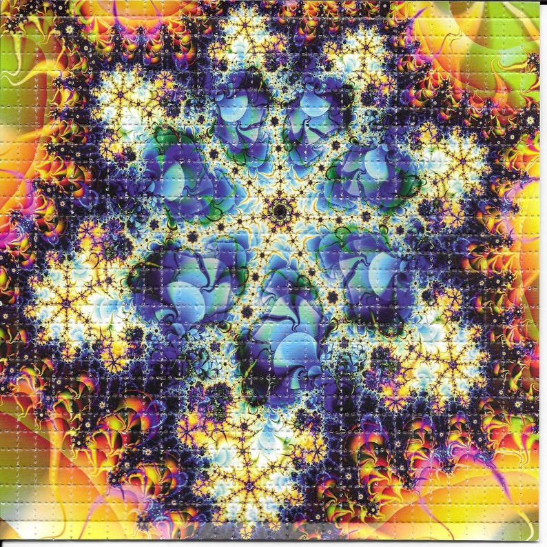 Ink Blotter Paper - Fraktalny Psychodeliczny LSD Acid Free Blotter