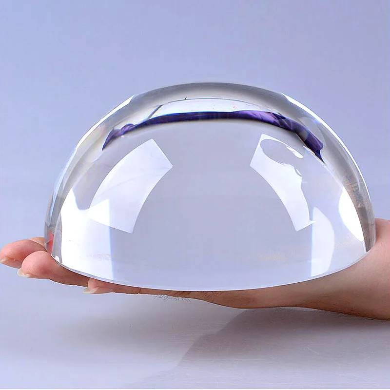 Paper Weight Crystal - Kryształowa półkula szklana półkula kula do