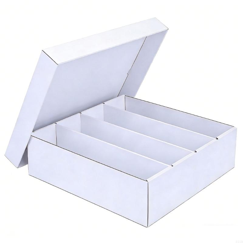 Card Index Box - Lekkie przenośne pudełko na karty Wieloprzegródkowe