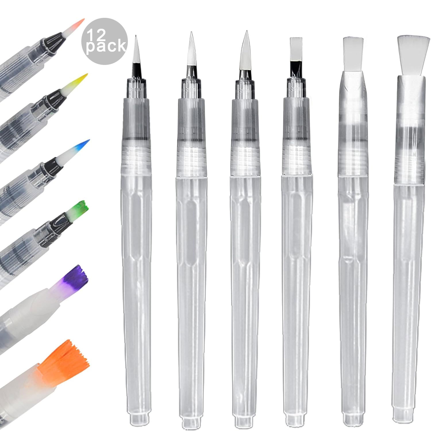 Correction Pen Fine - 6/12/18 szt. Pędzle do farb wodnych
