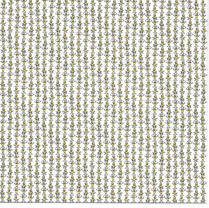 Ink Blotter Paper - Bananagram psychodeliczny LSD Acid Blotter dekoracja