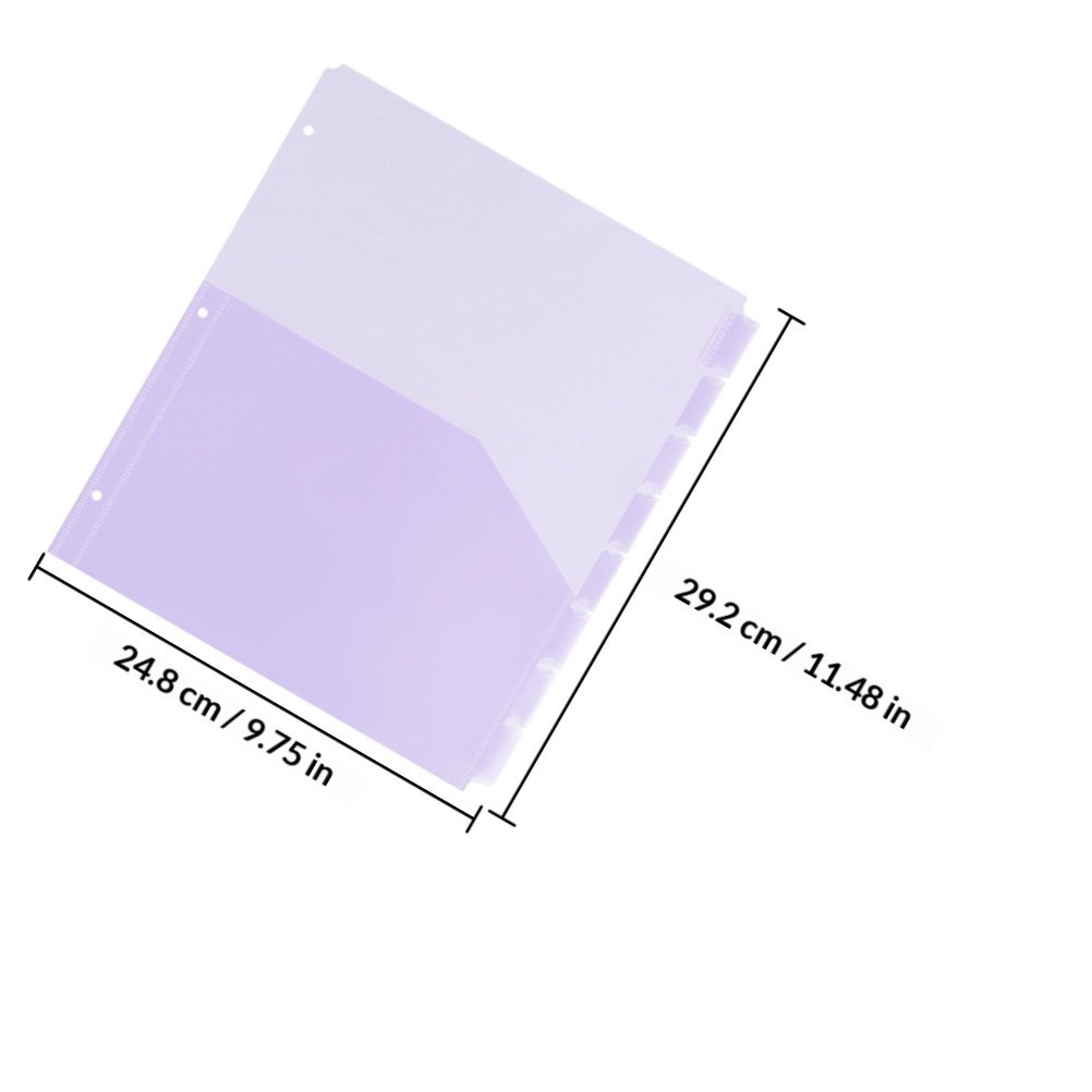 2 zestawy przezroczystych prze – Tab Divider A4 recenzja i cena