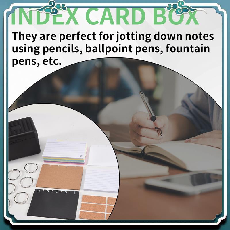 Zestaw segregatorów na kartki  – Card Index Box recenzja i cena