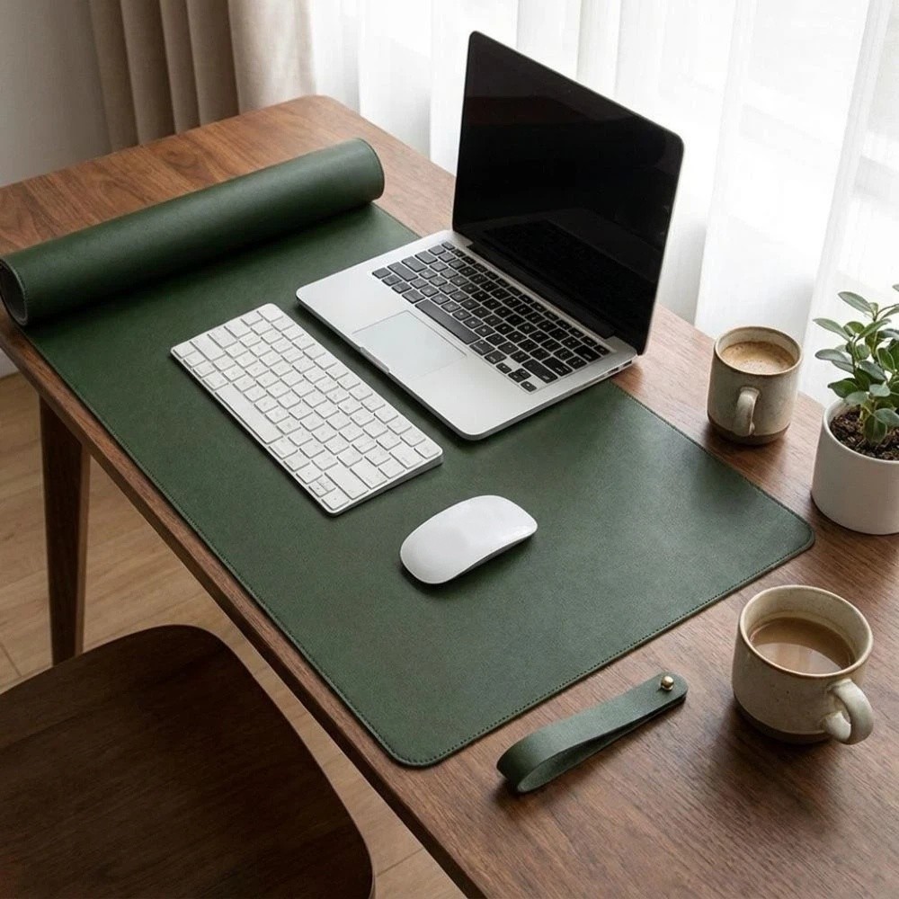 Podkładka na biurko z podwójne – Leather Desk Pad recenzja i cena