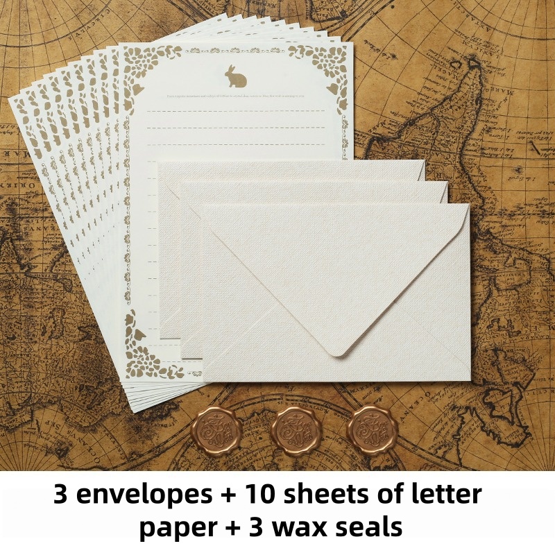 16 szt. Vintage lniane koperty – Wax Seal Stamp Set recenzja i cena