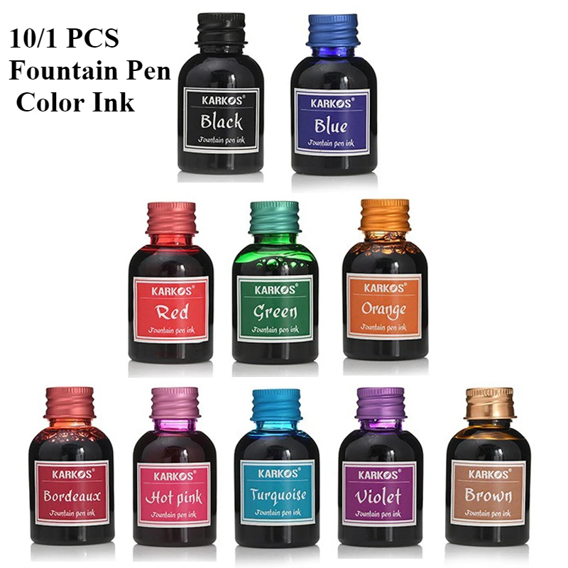 10/1 szt. 30ml różne kolory at – Fountain Pen Bottled Ink recenzja i cena
