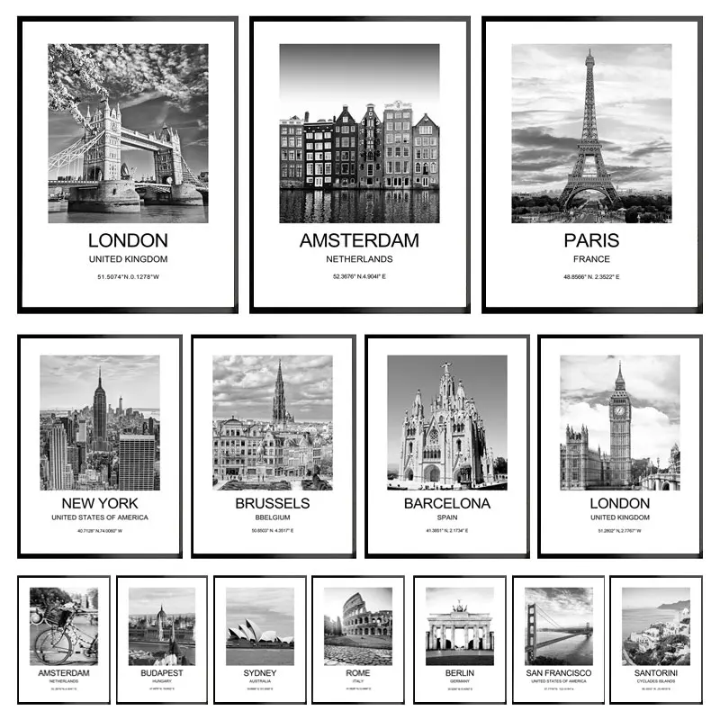 Plakat miejski Nowy Jork Londy – Ink Blotter Paper recenzja i cena