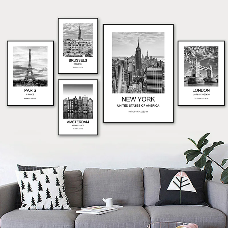 Plakat miejski Nowy Jork Londy – Ink Blotter Paper recenzja i cena