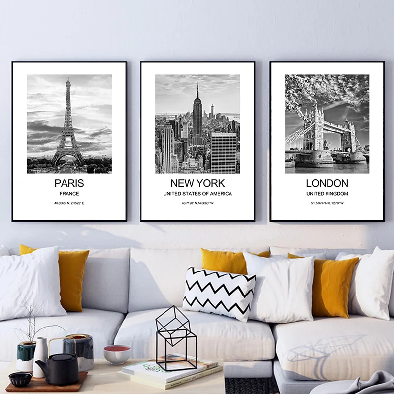 Plakat miejski Nowy Jork Londy – Ink Blotter Paper recenzja i cena