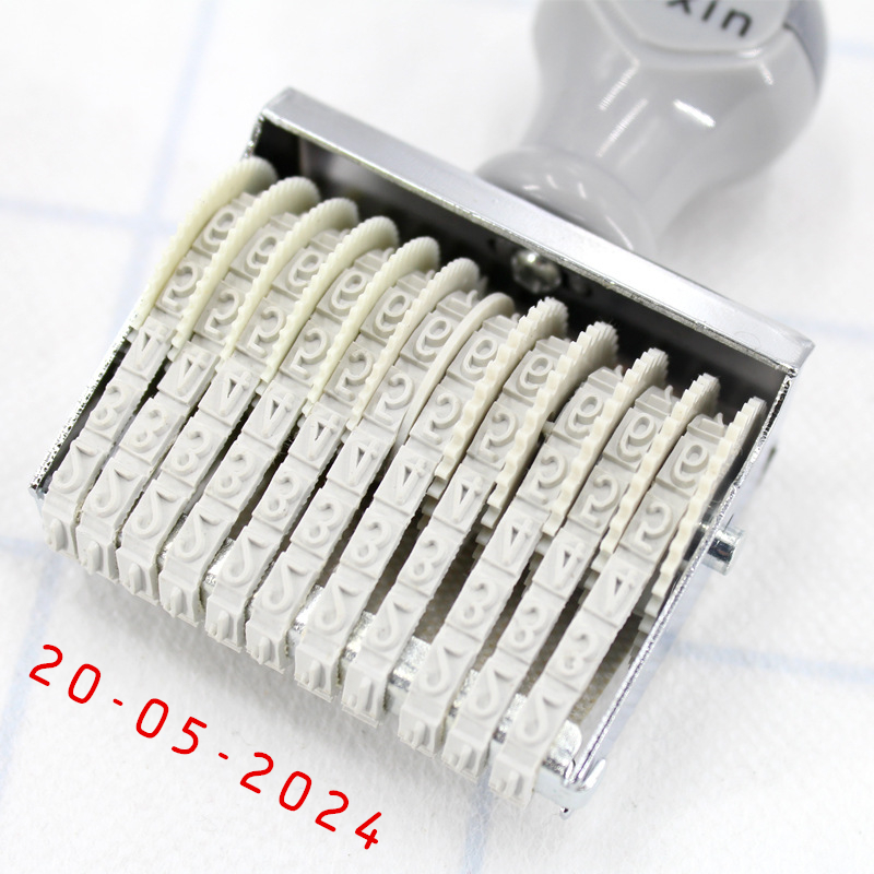 Przenośny znaczek numeryczny 8 – Rubber Date Stamp recenzja i cena