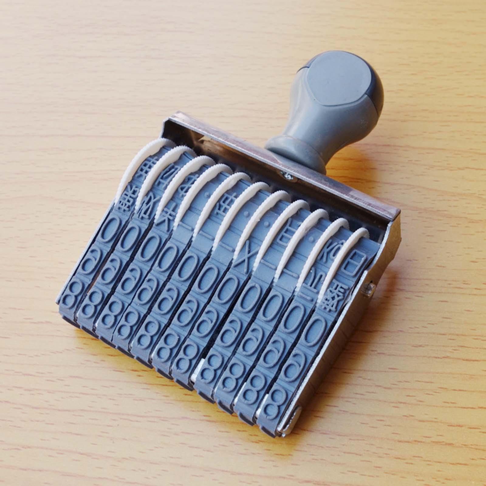 Gumowy stempel numeryczny, ste – Rubber Date Stamp recenzja i cena