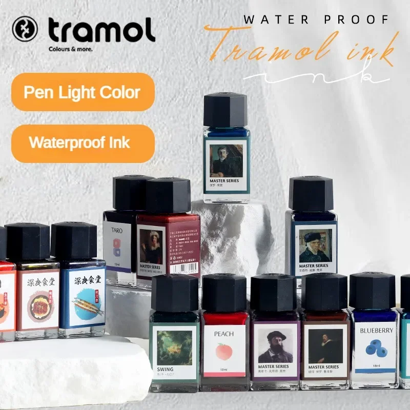 Tramol 26 kolorów 18 ml różne  – Fountain Pen Bottled Ink recenzja i cena