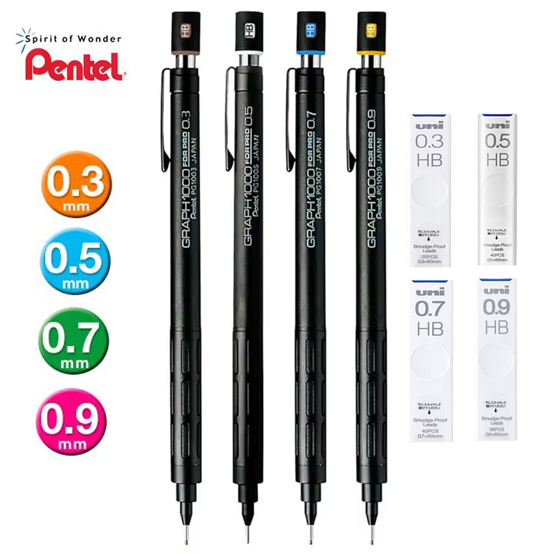 Pentel PG1000 Graph For PRO Bl – Mechanical Pencil 0.3 recenzja i cena