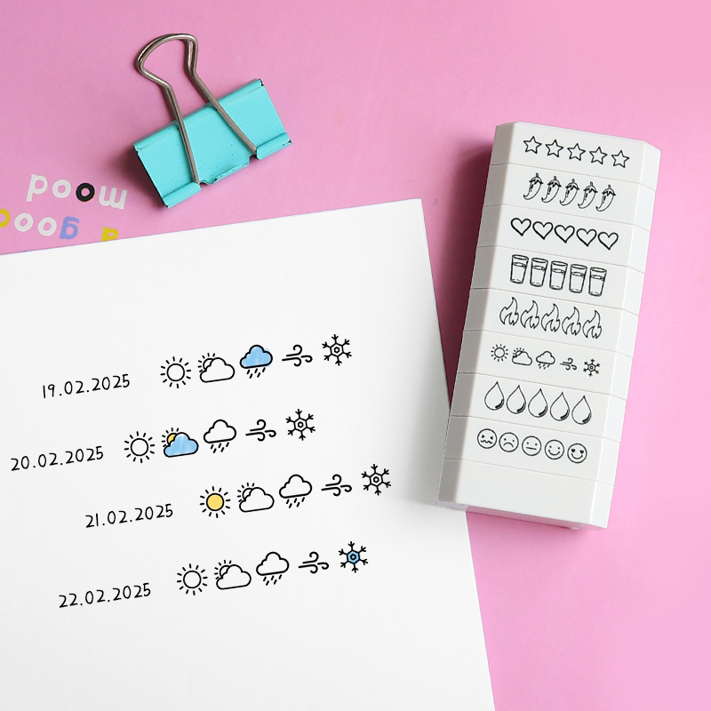 8-warstwowy stempel, ocena 5 g – Rubber Date Stamp recenzja i cena