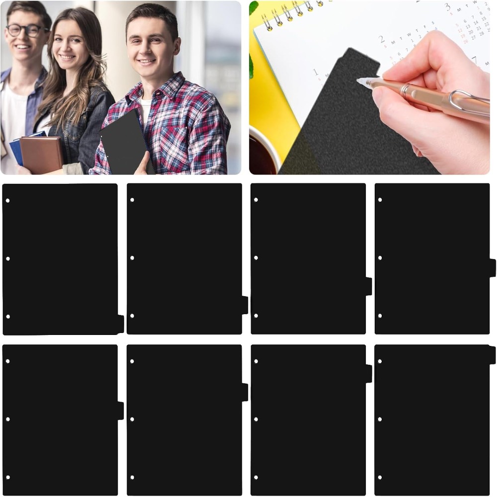 8 czarnych plastikowych przekł – Tab Divider A4 recenzja i cena