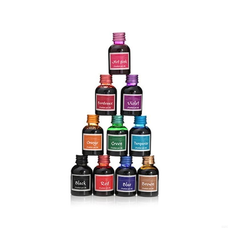 10 Kolorów 1 Butelka Czysty Ko – Fountain Pen Bottled Ink recenzja i cena