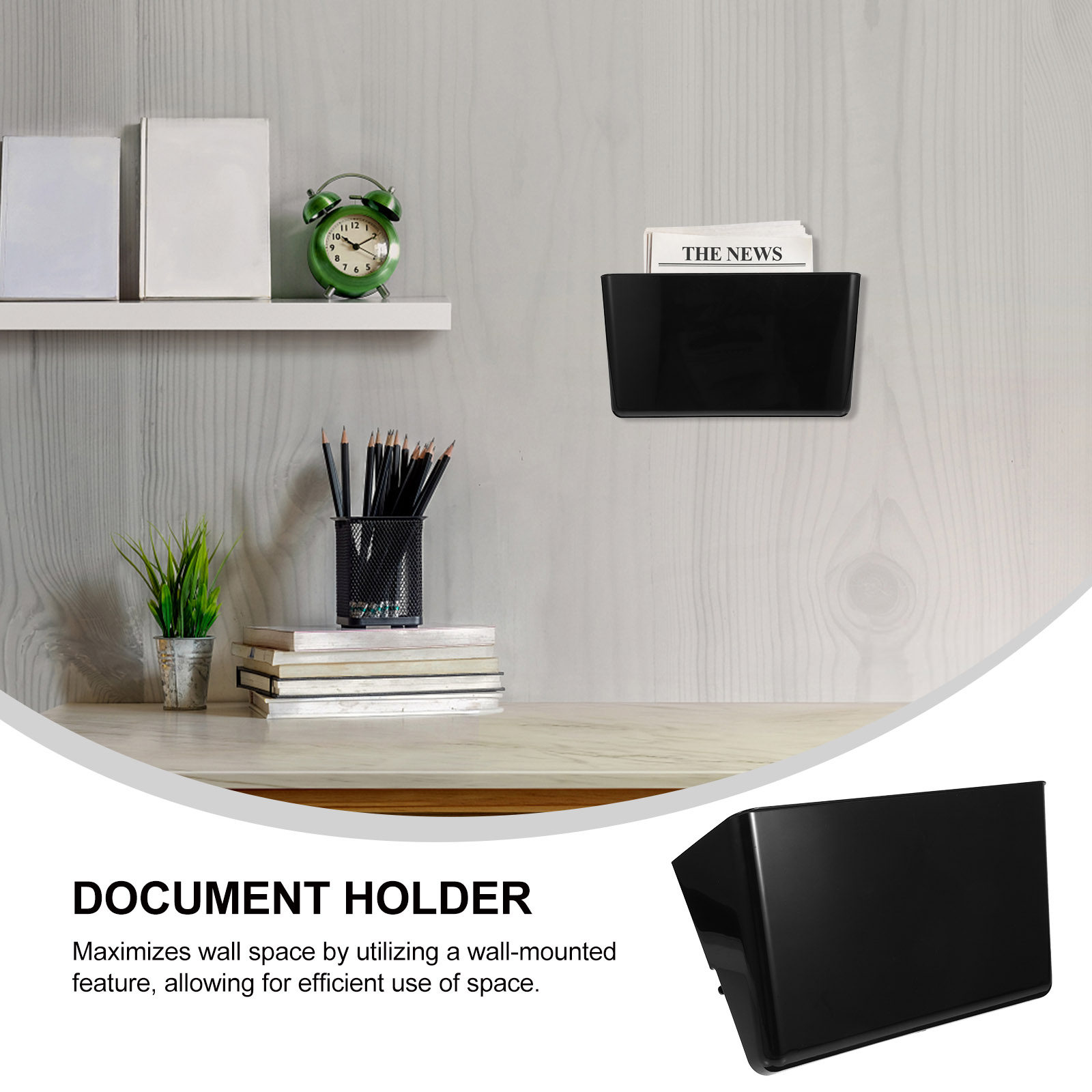 Uchwyt ścienny na dokumenty z  – Magazine Holder Rack recenzja i cena