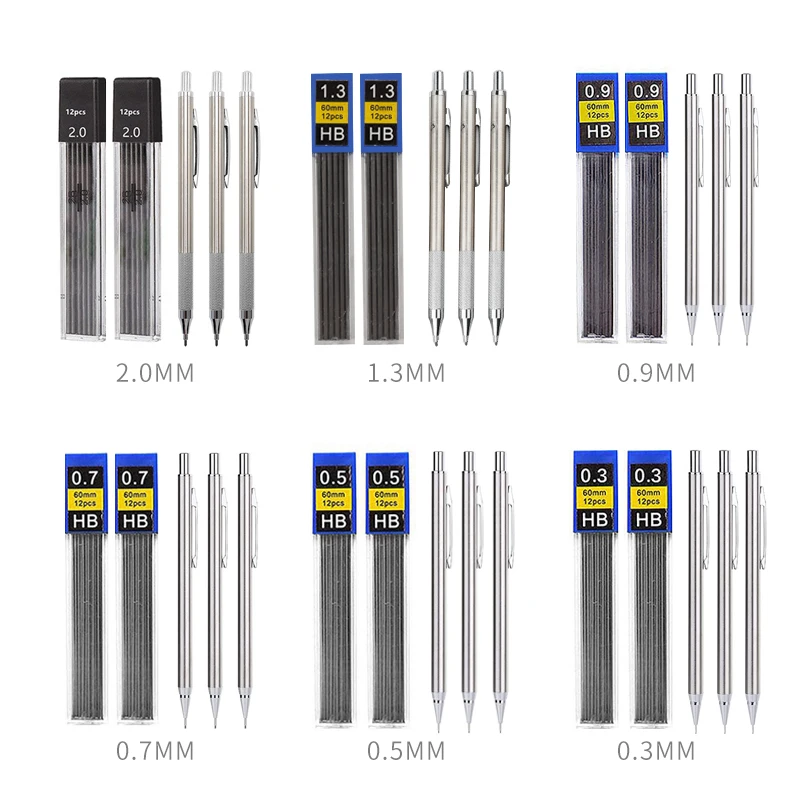 Zestaw ołówków automatycznych  – Mechanical Pencil 0.3 recenzja i cena
