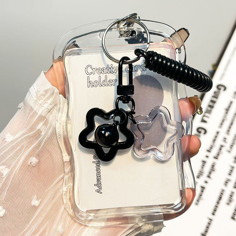 Przezroczysty brelok na karty  – Index Card Holder recenzja i cena