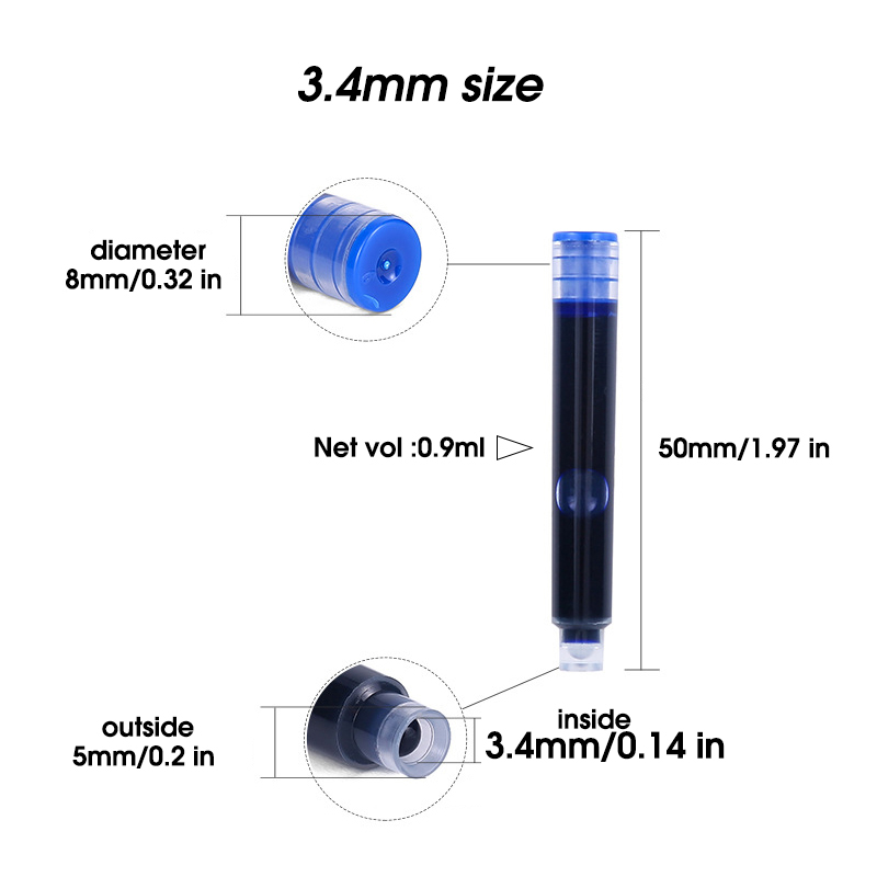 50 sztuk wkłady do pióra wiecz – Fountain Pen Bottled Ink recenzja i cena