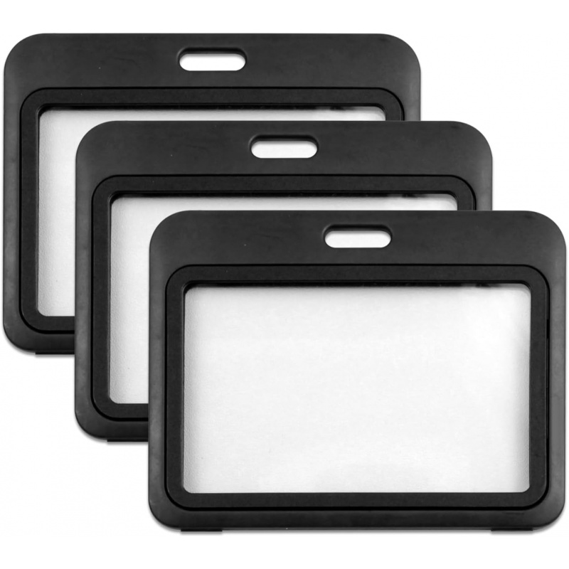 3-pak poziomych, twardego plas – Index Card Holder recenzja i cena