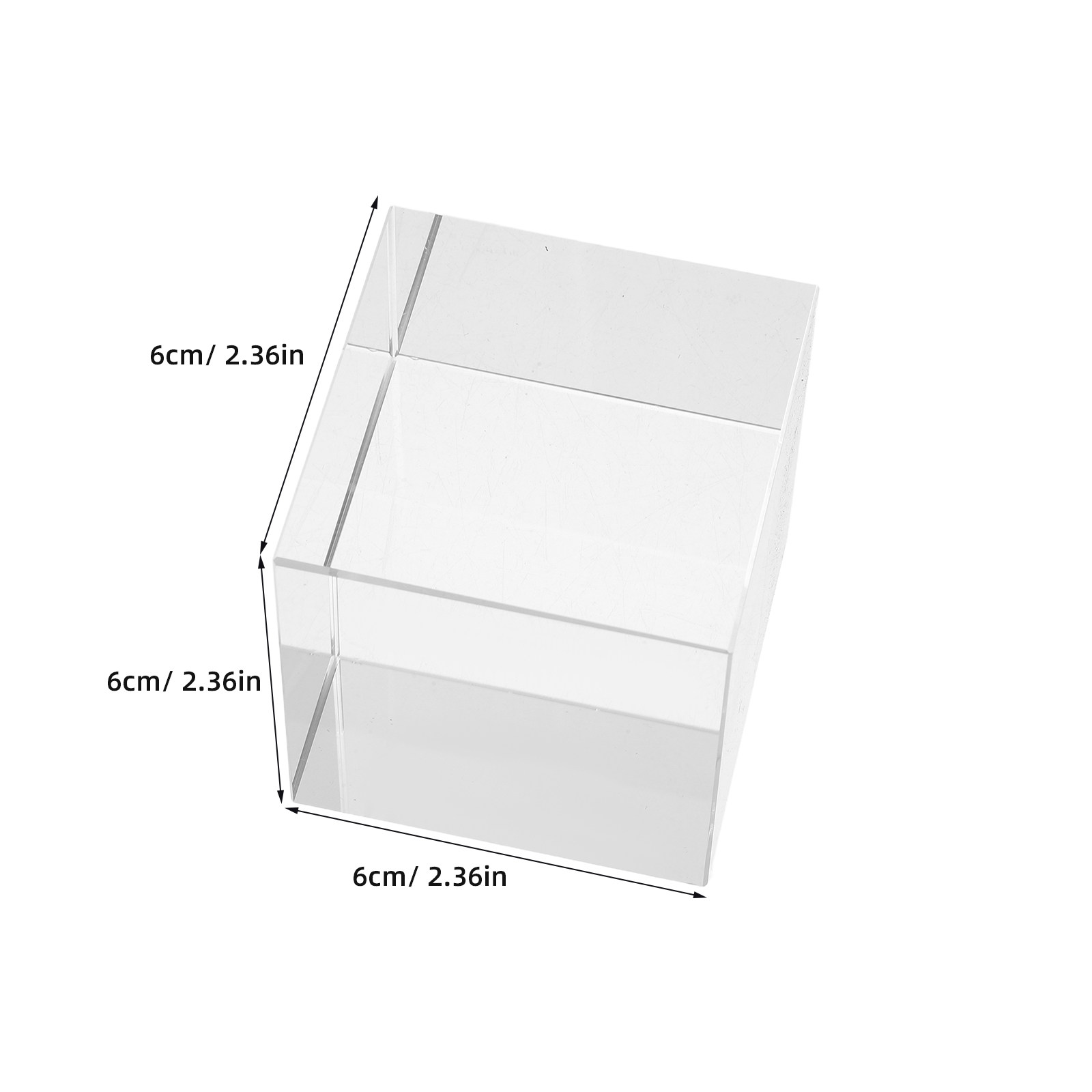 Przezroczysty kwadratowy przyc – Book Weight Glass recenzja i cena